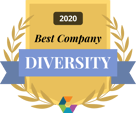 Comparably 2020 best company for DIVERSITY