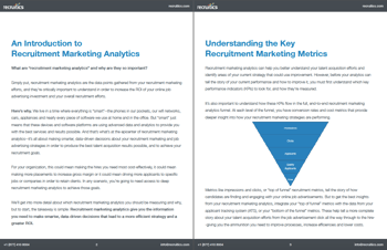 Guide to Recruitment Marketing Analytics Image