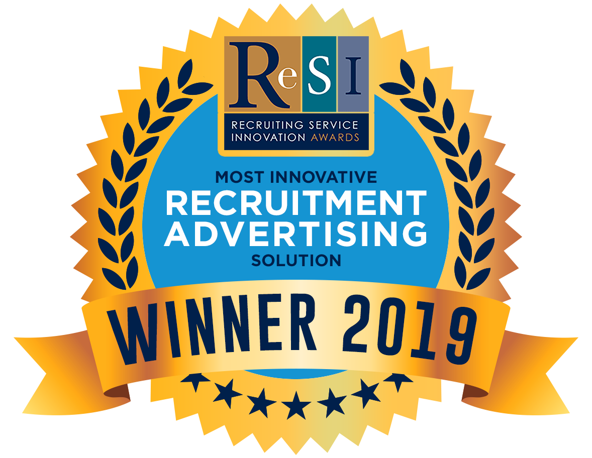 Winner 2019 Most innovative recruitment advertising solution