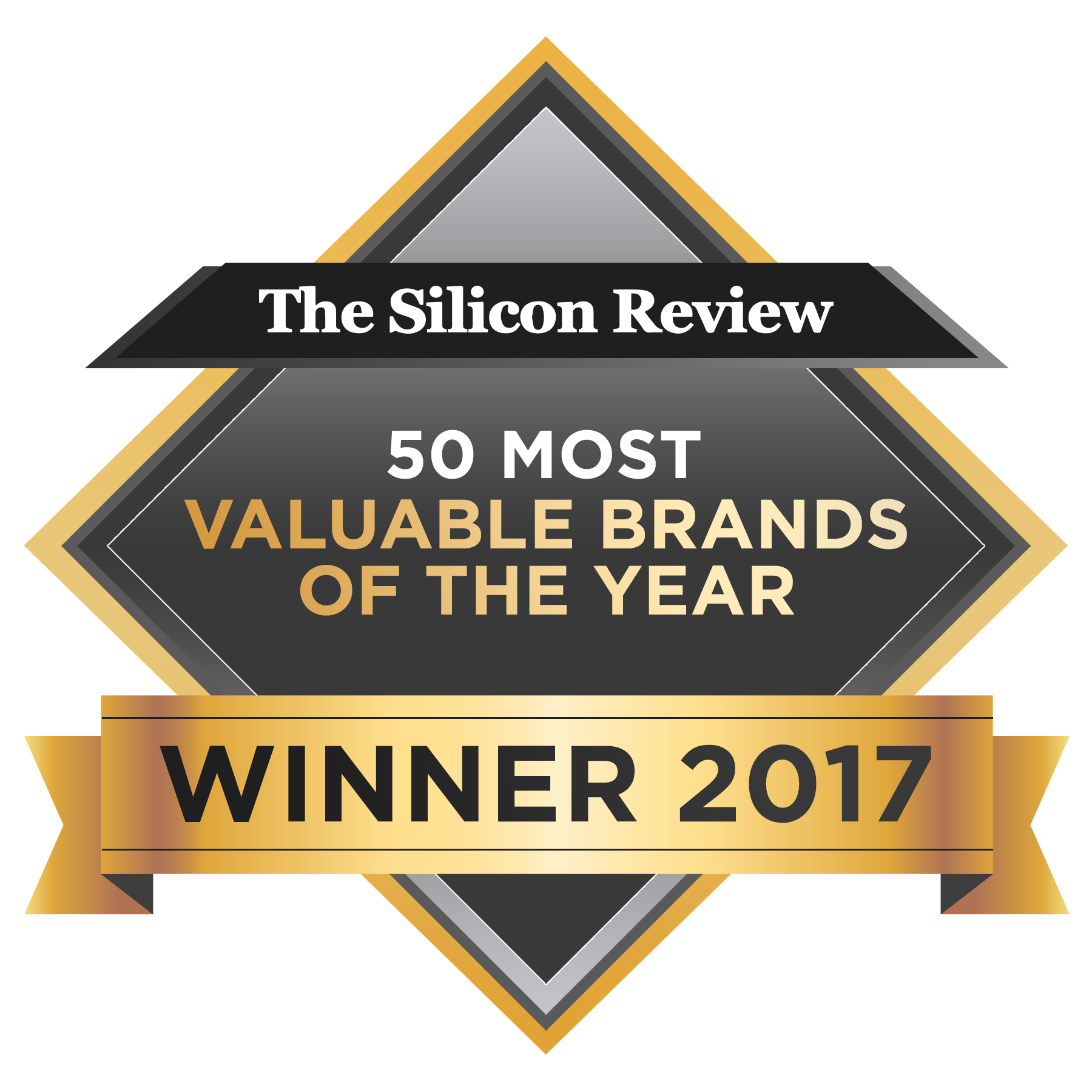 The Silicon Review 2017 Award for 50 Most Valuable Brands of the Year