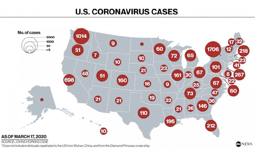US Coronavirus Cases
